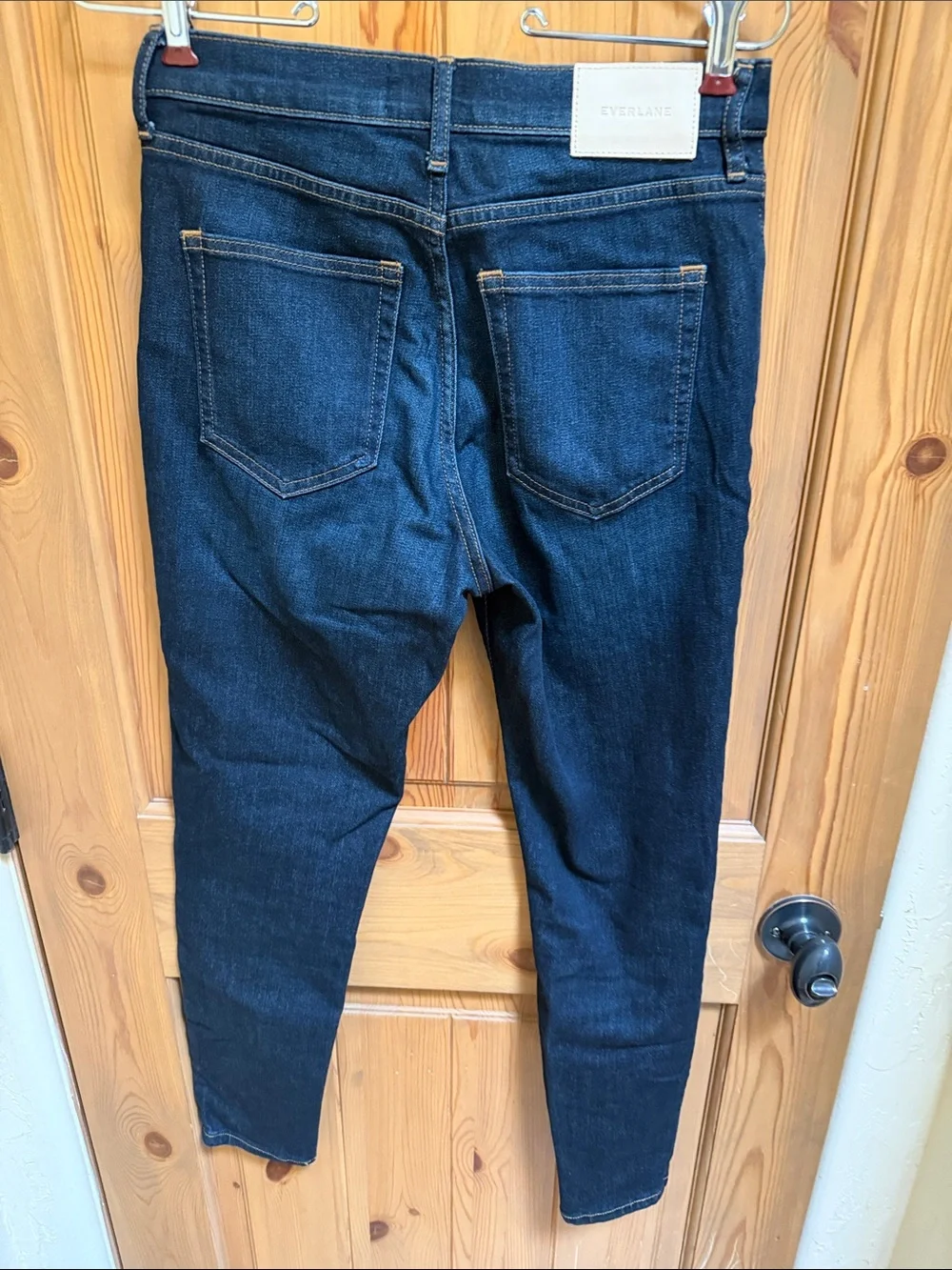 NWOT! Everlane  Dark Indigo High Rise Skinny Jeans - Picture 6 of 7
